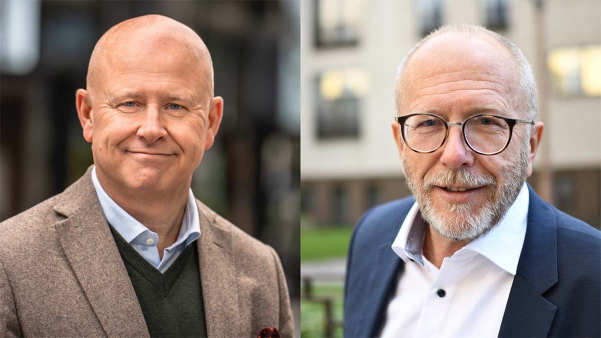 Pressbild Baard Schumann och Per-Martin Eriksson