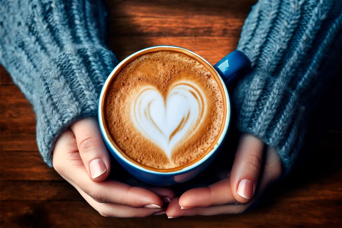 Kaffe med hjärta