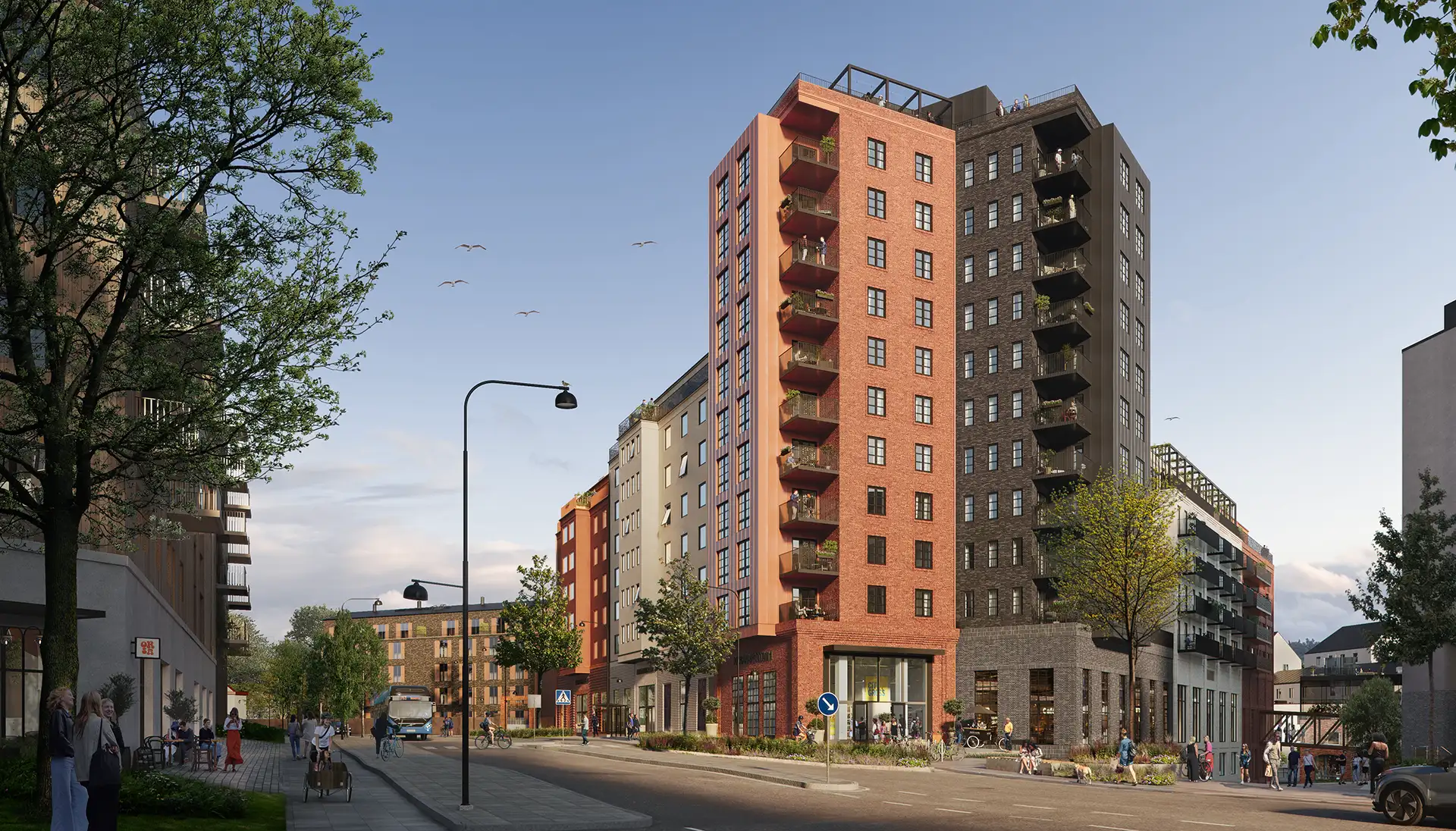 Tambour vid Entréplatsen i Forsåker