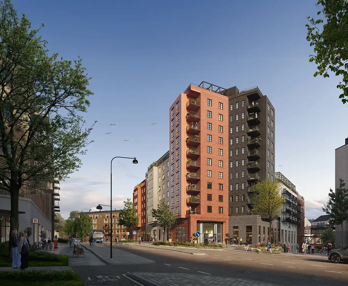 Tambour vid Entréplatsen i Forsåker