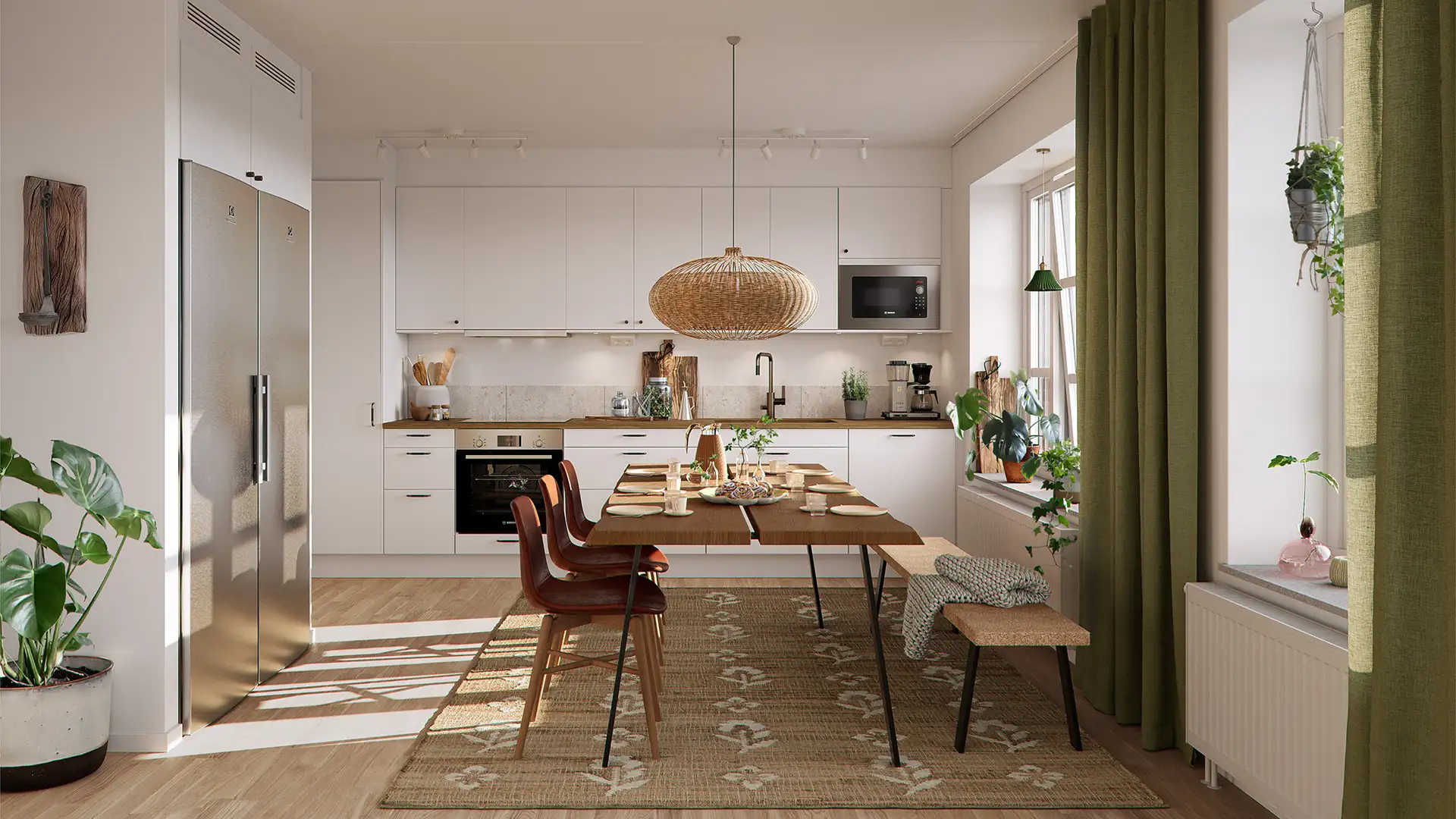 Kök i inredningsstil Vårregn