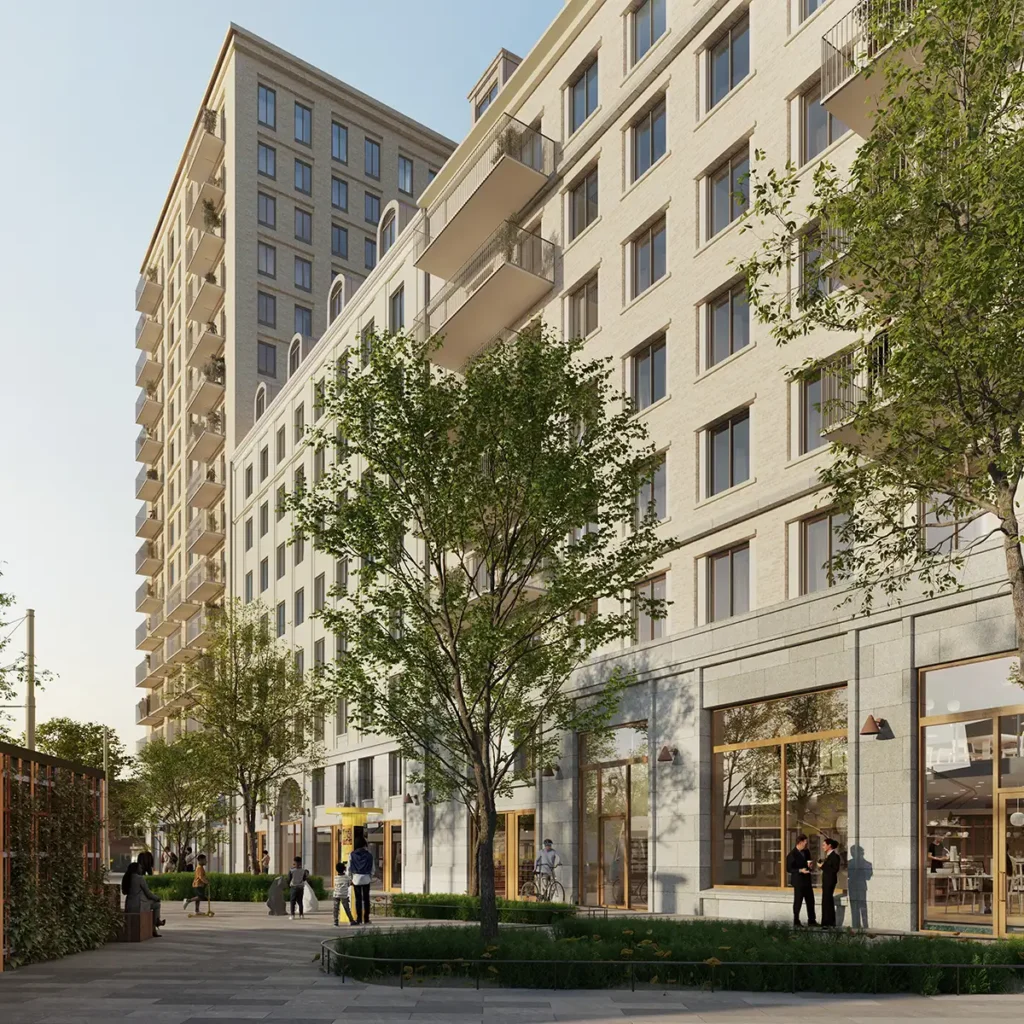 Visualisering av projektet i Krokslätt