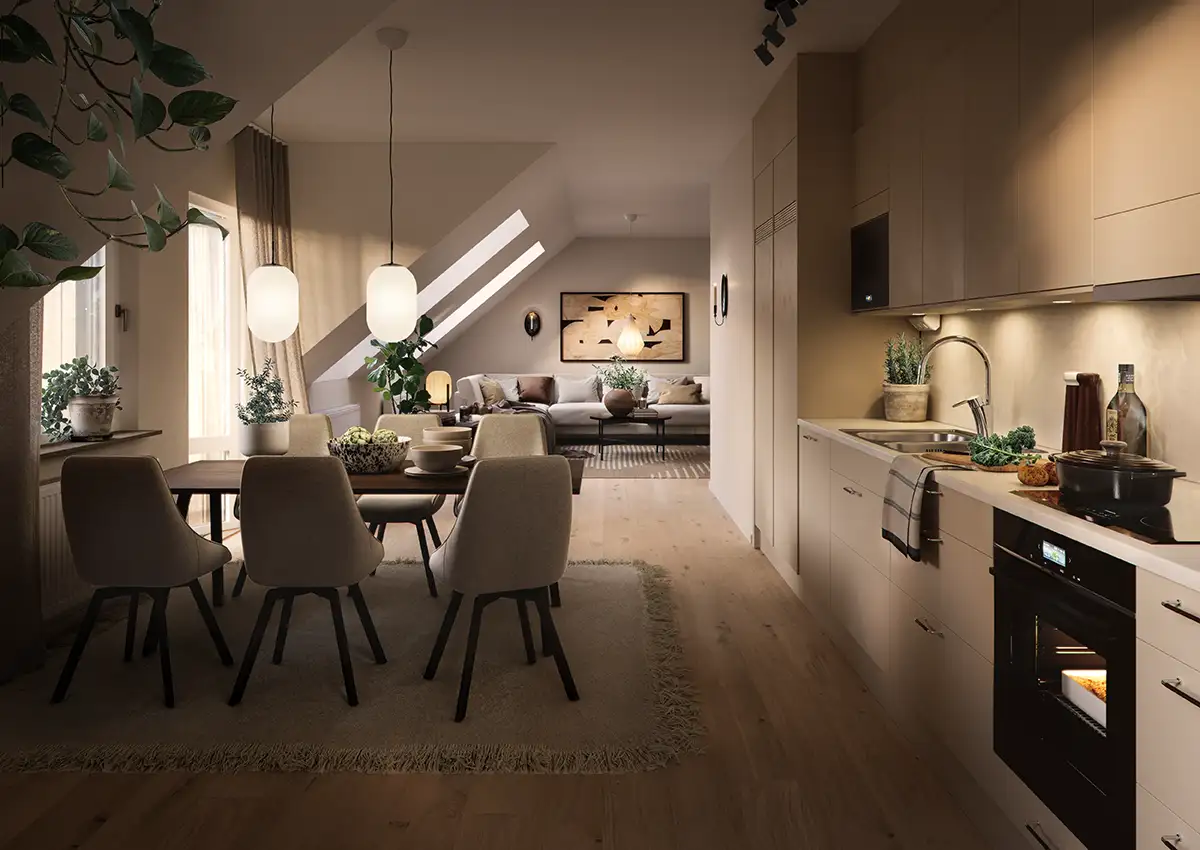 Kök i takvåning, Kållelyckan