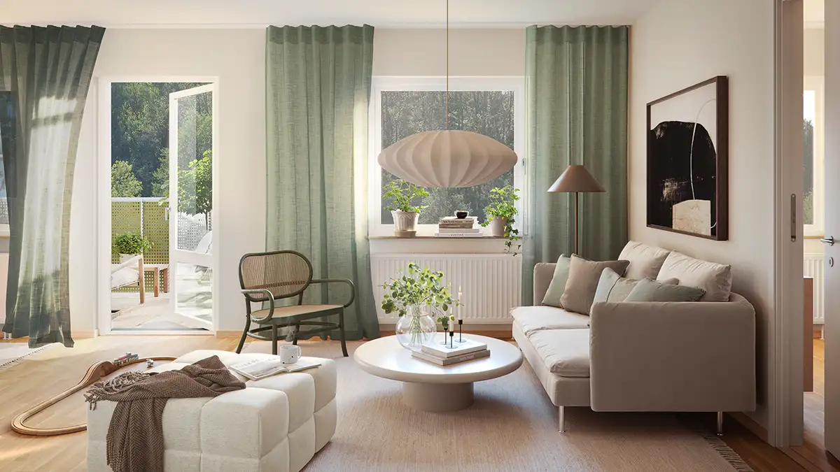 Vardagsrum i inredningsval Zenit