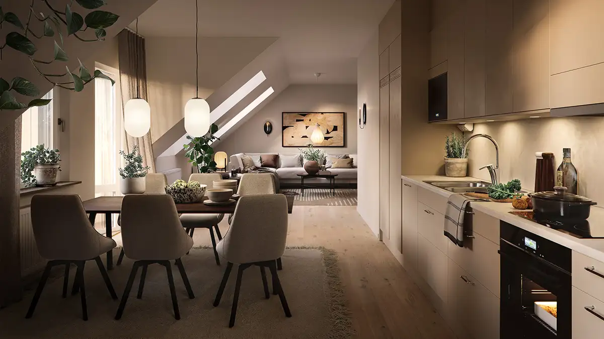 Kök i takvåning, Kållelyckan