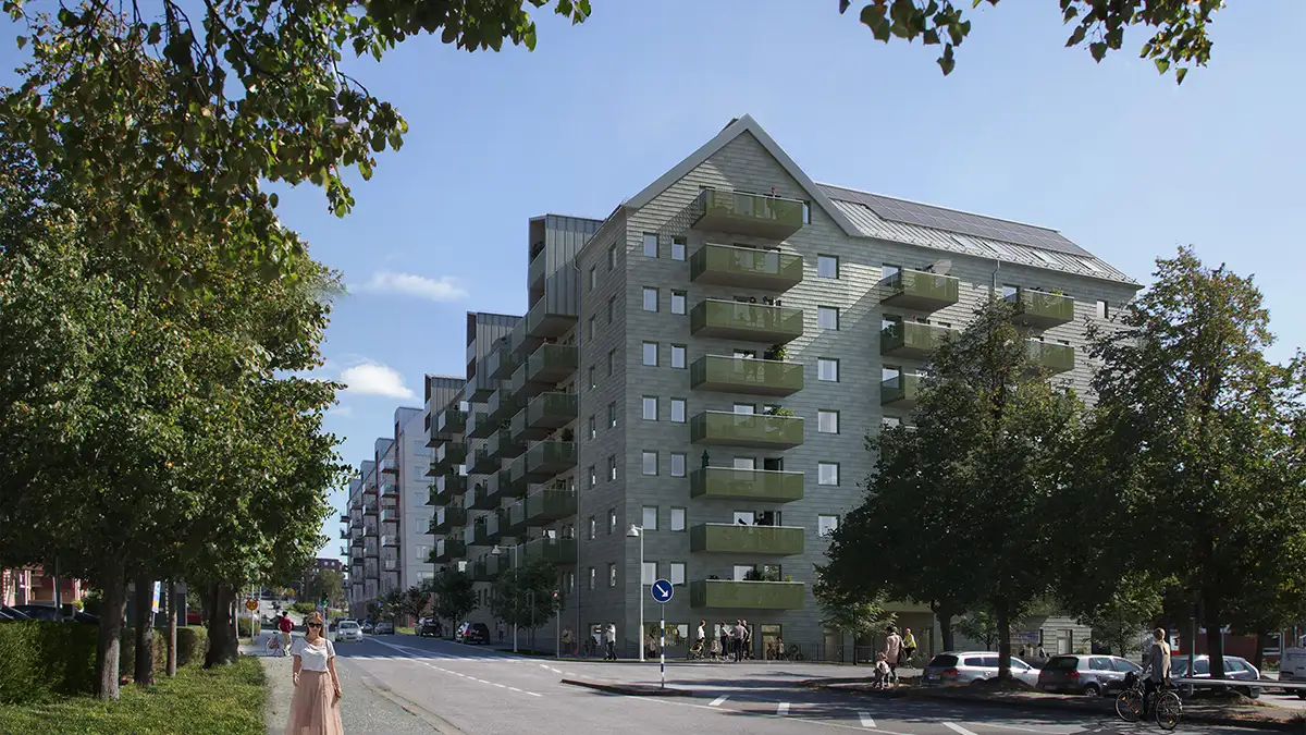 Kållelyckan sett från Streteredsvägen