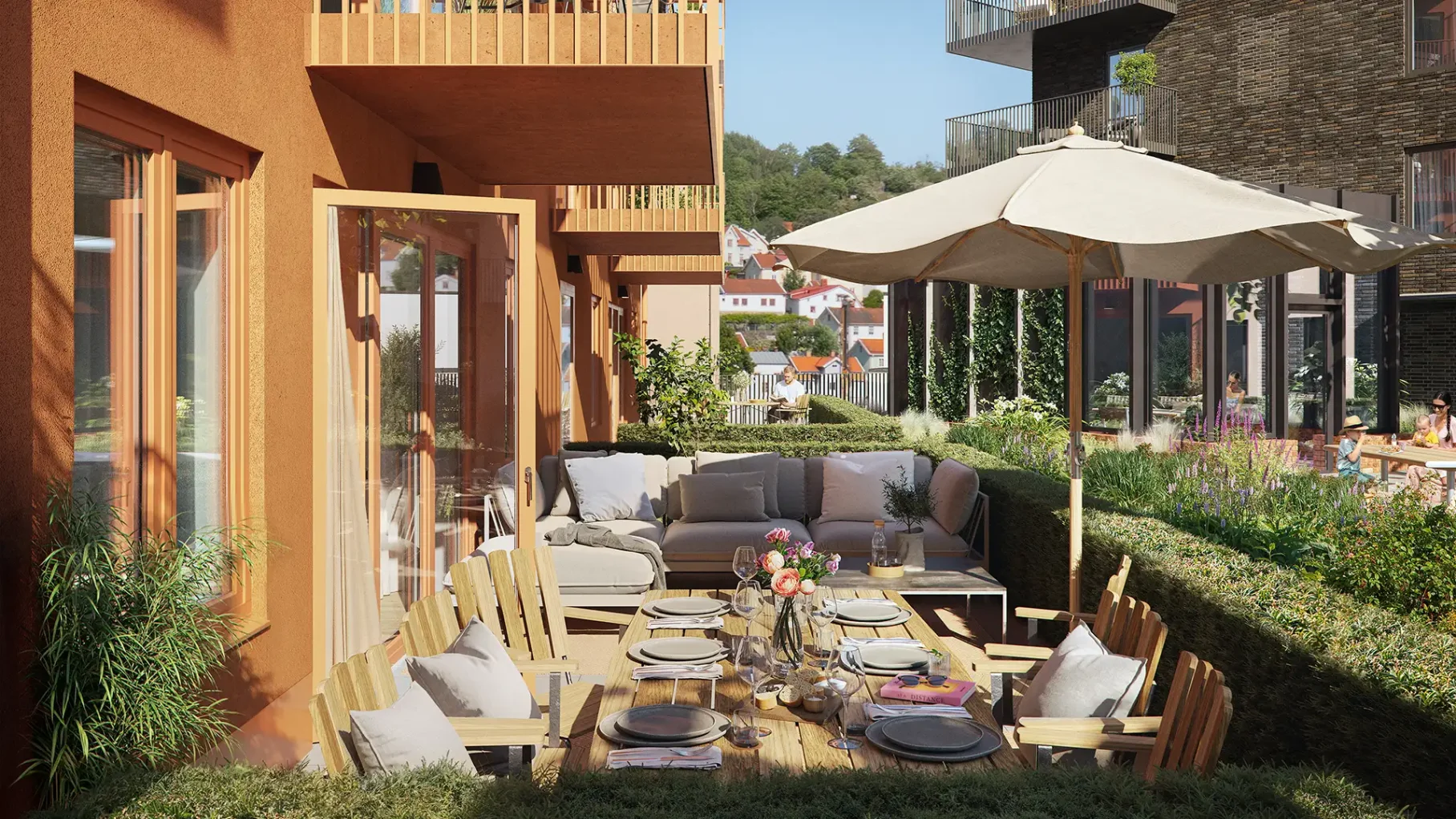 Kök i inredningsstil Puder